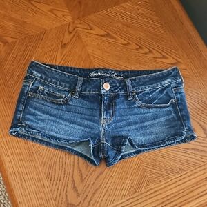 American Eagle Outfitters Women's Blue Denim Shorts